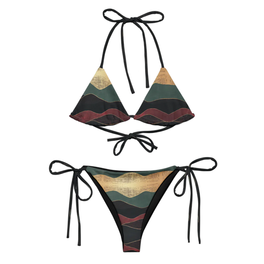arabian sunset string bikini set