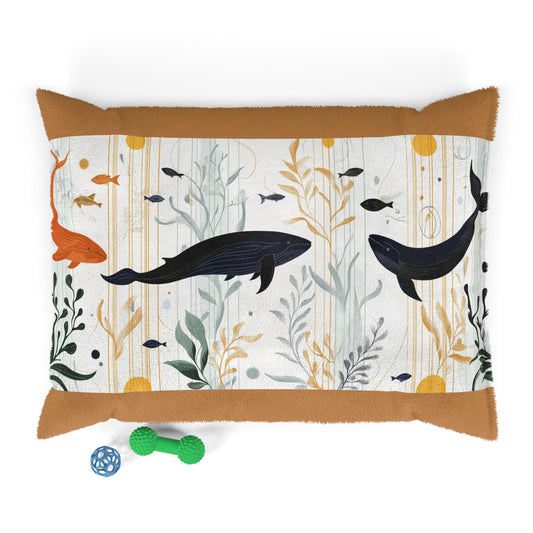 Whales Ocean Pet Bed