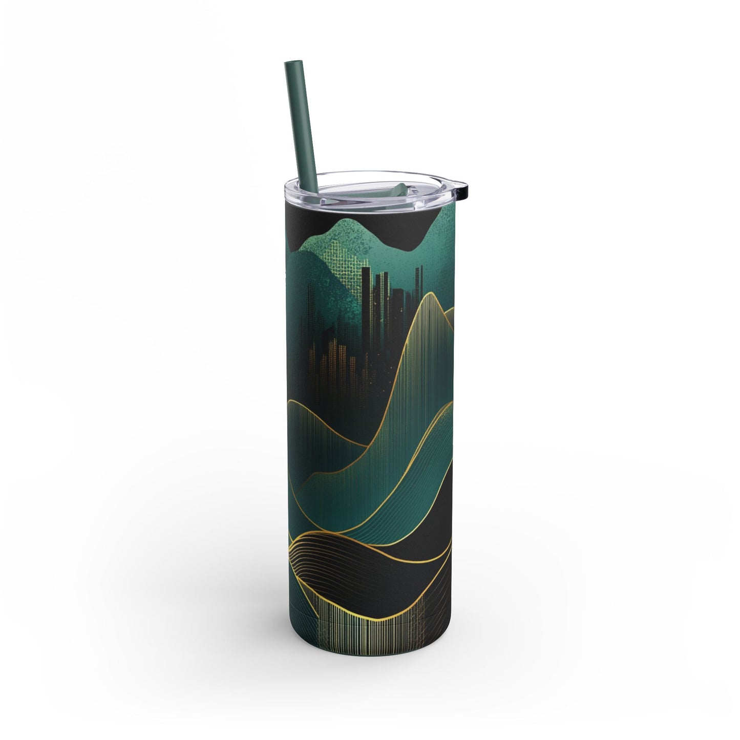 mountain drama skinny tumbler 20oz