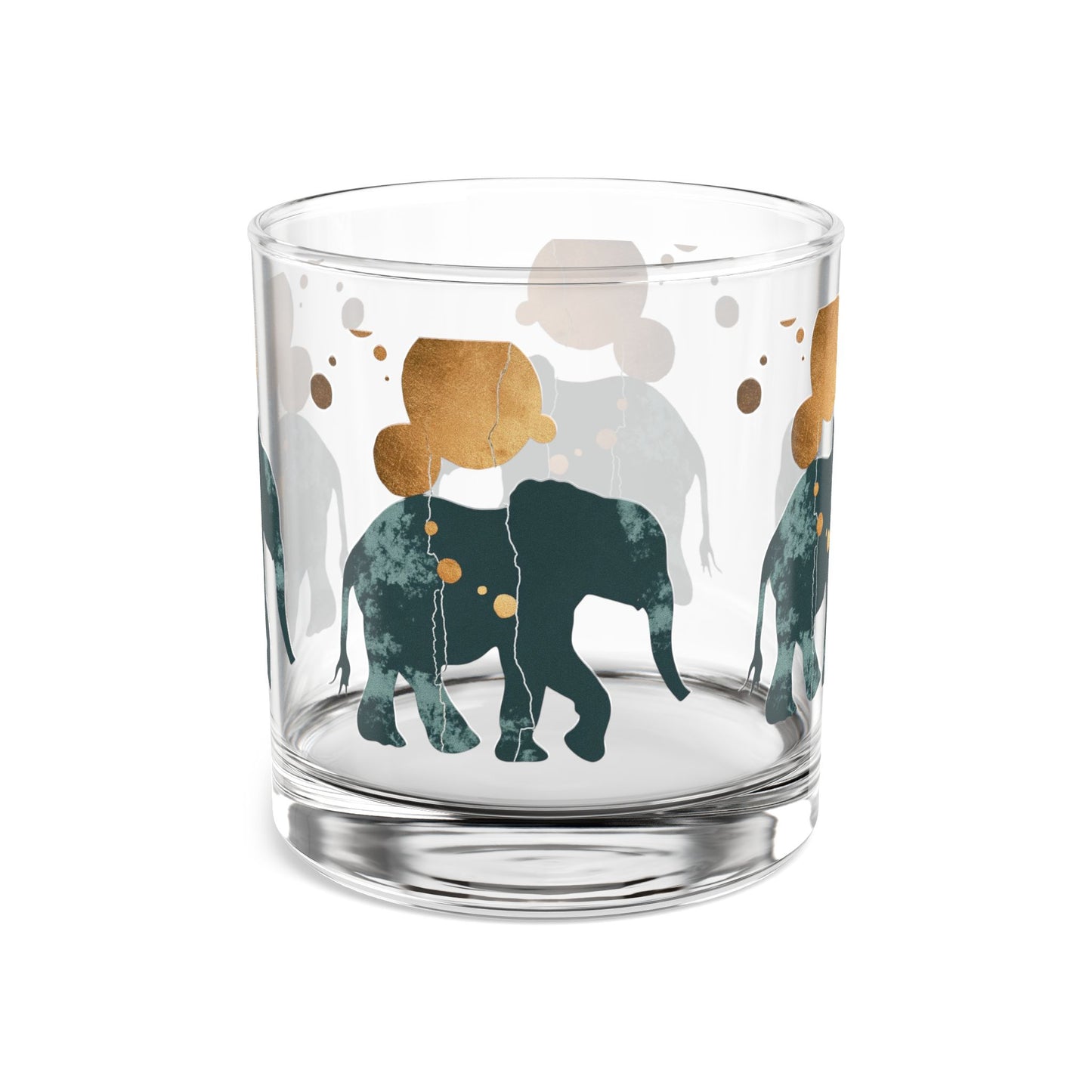 lucy elephant "haati" beverage glasses - 10oz Set of 4