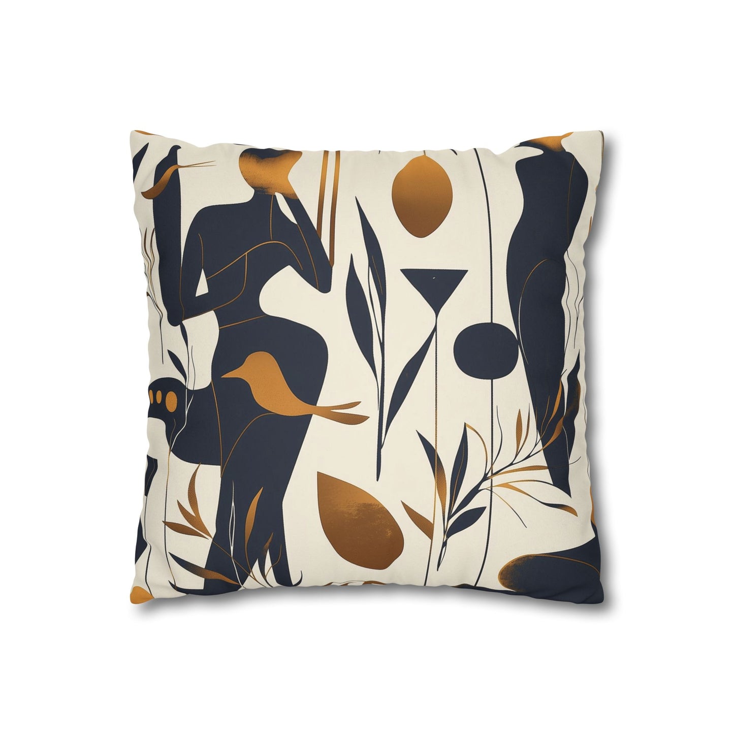 raven faux suede throw pillow cover