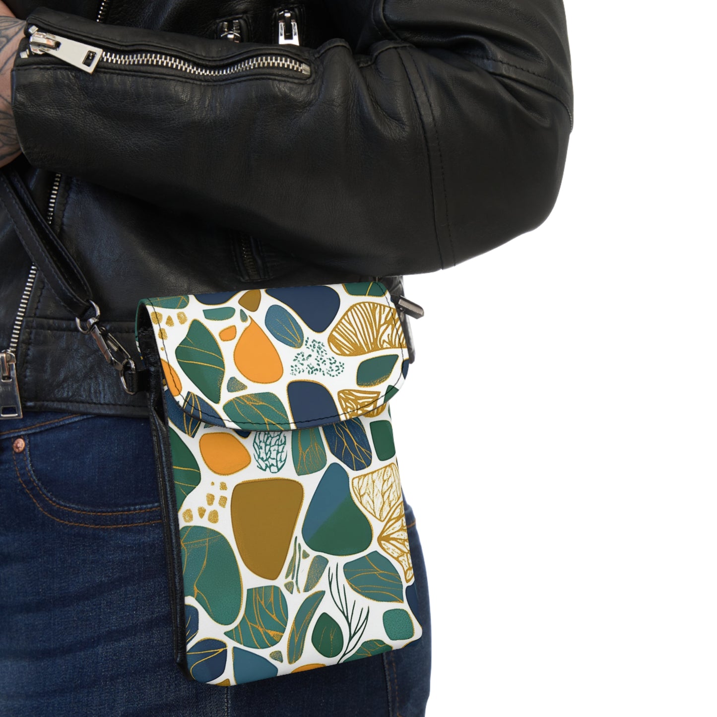 Abstract Crossbody Bag