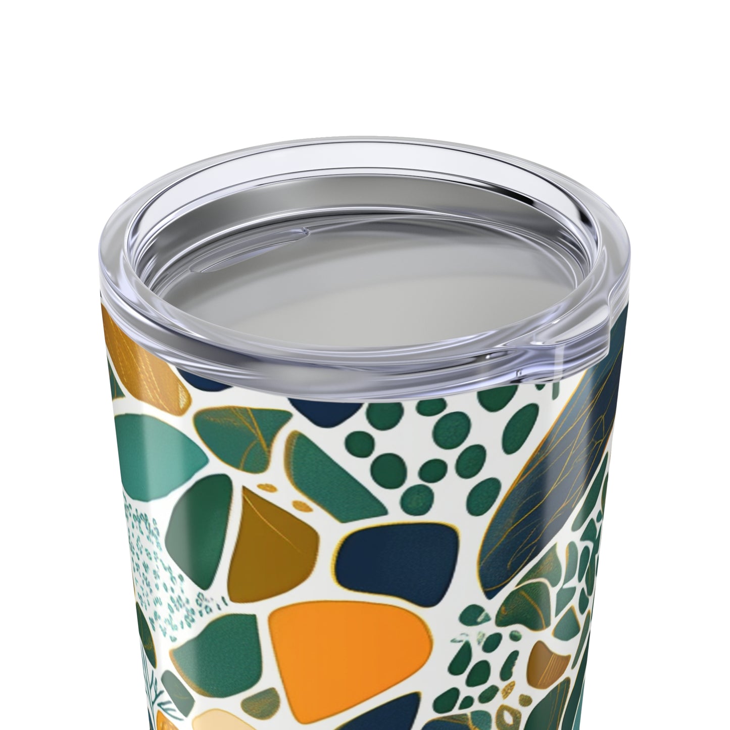 Stylish Abstract Modern Linocut 20oz Tumbler  Eco-Friendly Travel Mug