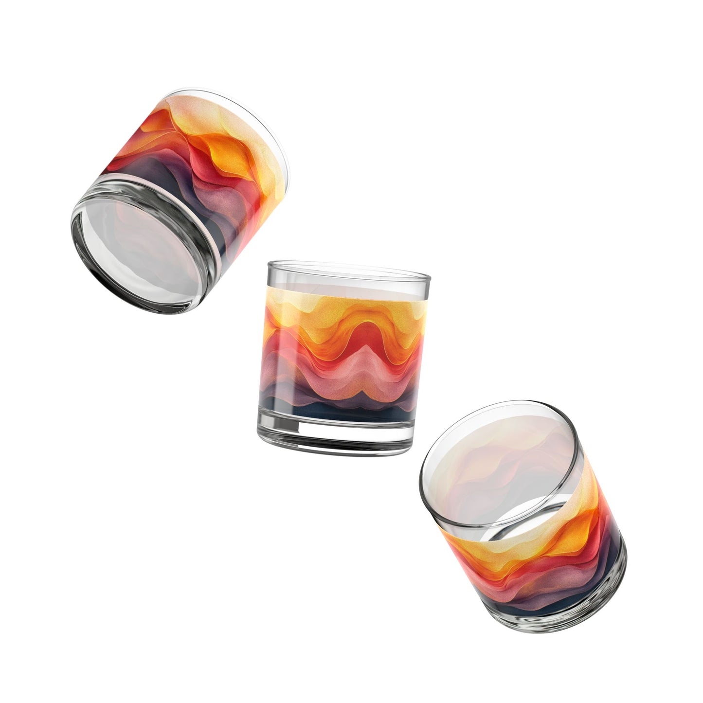 Ombre Dunes Beverage Glasses  - 10oz Set of 6