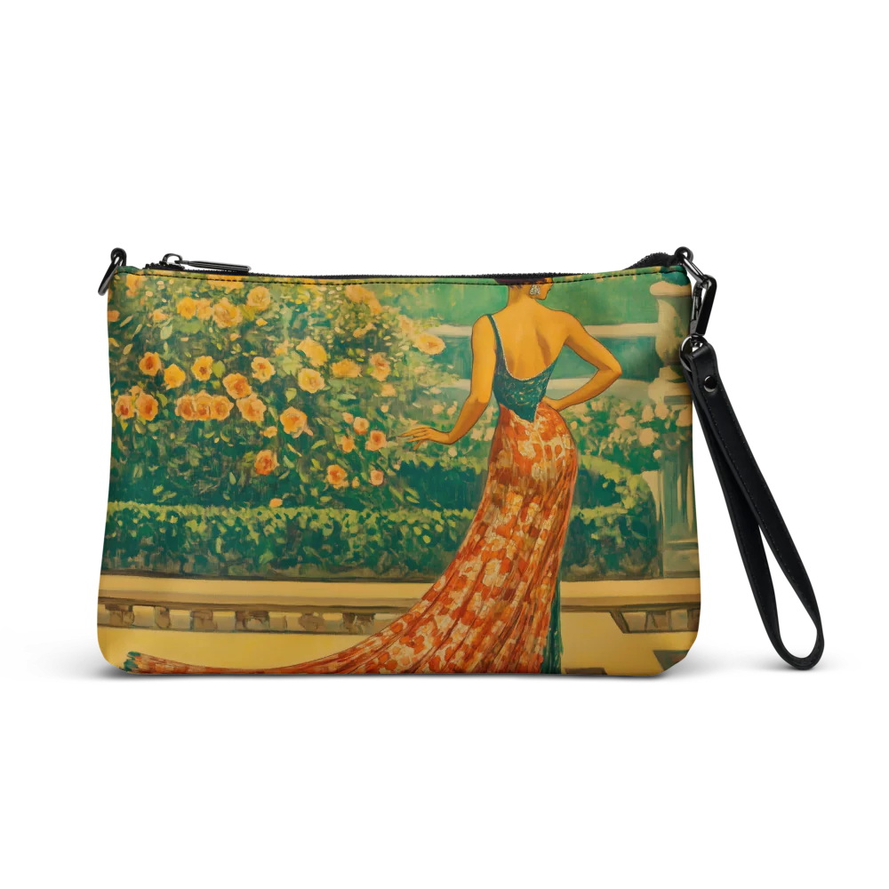 flapper crossbody bag and wristlet