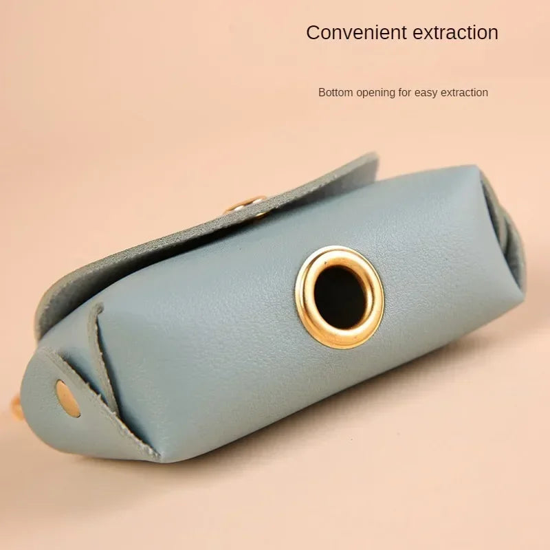 Stylish Faux Leather Pet Bag Holder / Dispenser - 5 colors